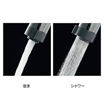 Amazon | カクダイ シングルレバー混合栓 シャワーつき マット